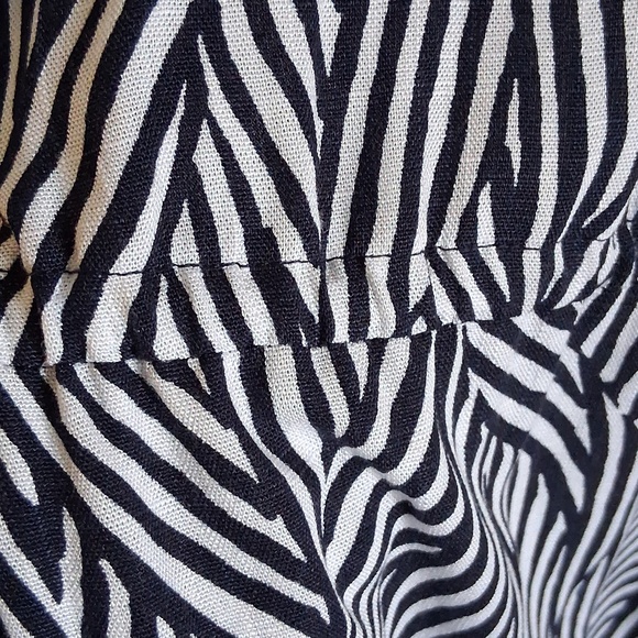 NWT Terra & Sky Navy White Stripe Print Mini Shirt Dress Size 4X - Picture 9 of 12